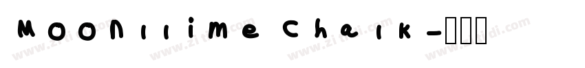 Moonllime Chalk字体转换